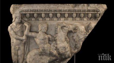 сащ върнаха гърция античен мраморен саркофаг