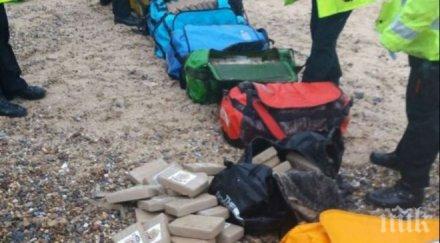 потрес 360 кила кокаин изплуваха британски плажове