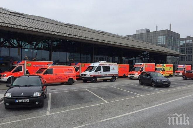 Германските власти изключиха възможността инцидента на летището в Хамбург да е свързан с терористична атака