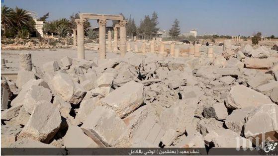 Руснаците показаха жестоките разрушения на Палмира (ВИДЕО)