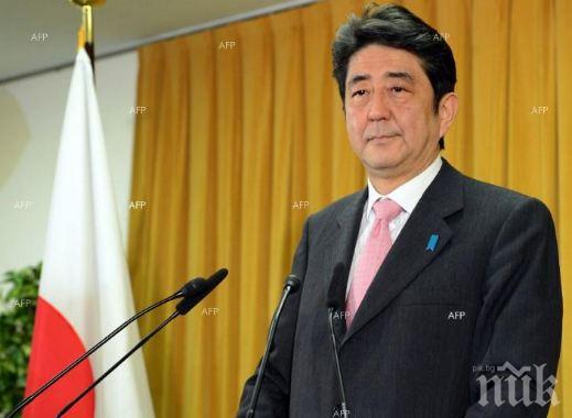 Премиерът на Япония призова всички да се подготвят за всякакви неочаквани развития във връзка с изстрелването на балистична ракета