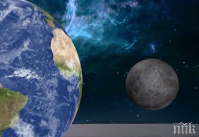 Пълнолуние, лунно затъмнение и комета над България утре