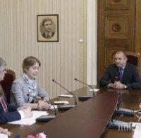 Румен Радев се срещна с руския посланик Анатолий Макаров