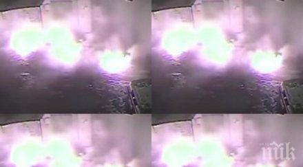 ужас мач лига европа стряскащо видео