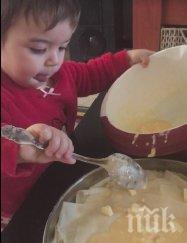 бабина отмяна внучката катето евро вече прави баница видео