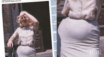 вижте уникални снимки бременната мерилин монро