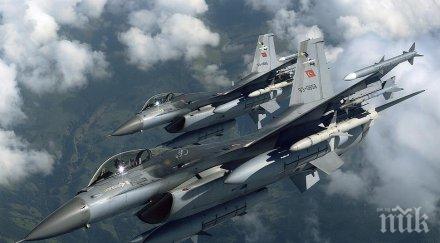 турски изтребители нарушиха гръцкото въздушно пространство