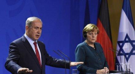 нацупи меркел бясна нетаняху заради западния бряг отмени планирана среща