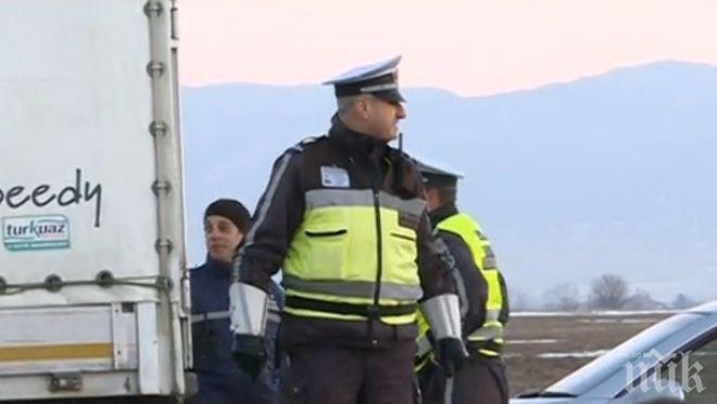 Екшън в София! След гонка задържаха турски шофьор на камион