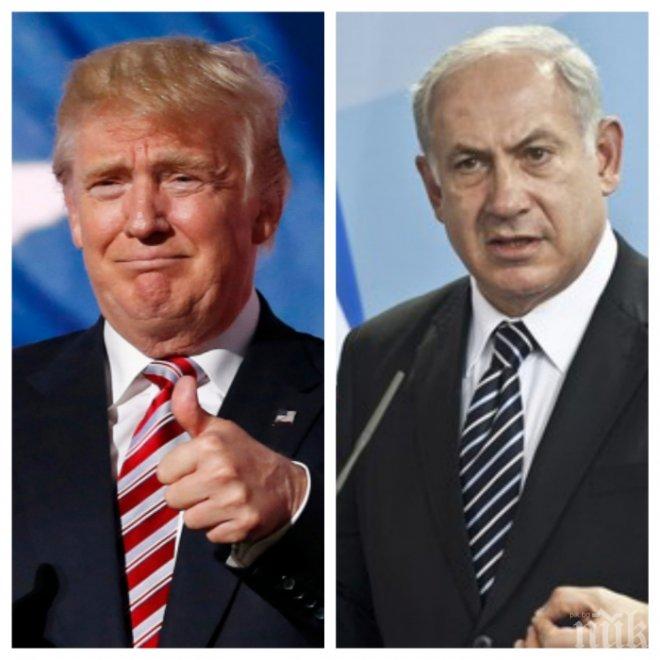 Пробив: Нетаняху и Тръмп създават палестинска държава 