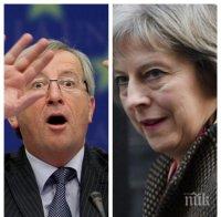 Жан Клод Юнкер: Великобритания не може да се справи с Брекзит за 2 години