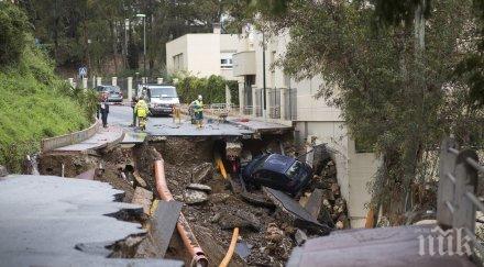 проливни дъждове потопиха малага