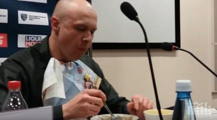 обещание спортен журналист изяде вестник заради грешна прогноза видео