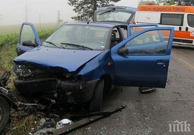 Шофьор причини катастрофа с трима ранени, пред полицията твърди:Карах с 200 километра (СНИМКА)