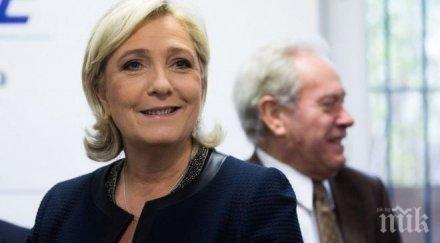 марин льо пен отмени визитата либия отказва сложи забрадка