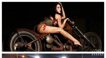 горещи страсти двойка прави секс мотоциклет движение видео