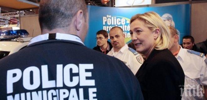 ЕКШЪН! Френската полиция нахлу в централата на Марин Льо Пен