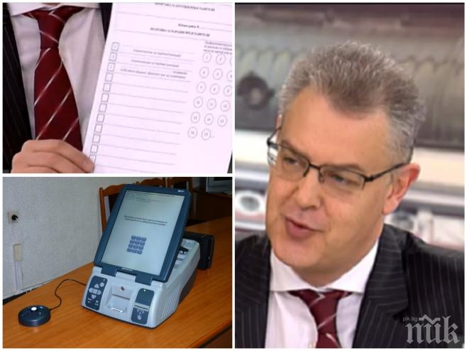 ПЪРВО В ПИК TV! ЦИК с важна информация за машинното гласуване