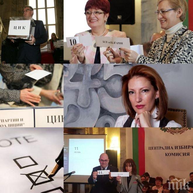 ЦИФРИТЕ ВЪВ ФАКТИ! Нумероложка разгада символиката в номерата на партиите за извънредния вот! Ето кои ще са победители и кои губещи