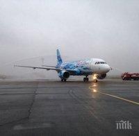 На косъм! Самолет кацна аварийно в Цюрих заради проблеми с двигателя