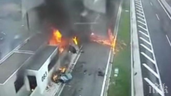 ЕКСКЛУЗИВНО! Ето го сина на гръцкия милионер, който загина в огнен ад с поршето си - тялото било напълно овъглено (СНИМКИ)