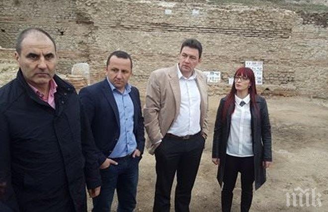 Цветан Цветанов посети античен град край Петрич (СНИМКИ)