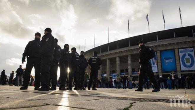 Футболни хулигани вилняха в Берлин, шестима постъпиха в болница, 96 са арестувани 
