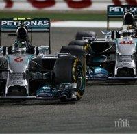 Мерцедес най-бързи в третия ден от тестовете в Барселона