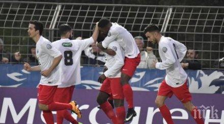 аматьори направиха смях оксер купата франция