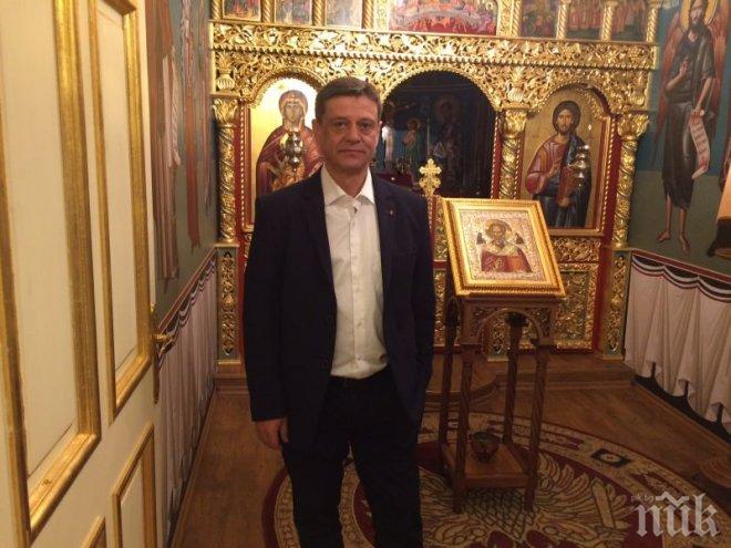 Митрополит Николай благослови генерал Константин Попов (СНИМКИ)