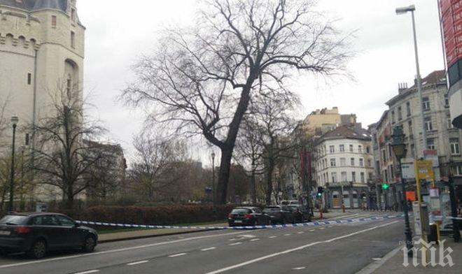 ПАНИКА В БРЮКСЕЛ! Отцепиха район в града заради три газови бутилки в автомобил 