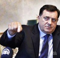 Милорад Додик: Пътят на Босна и Херцеговина към ЕС е блокиран