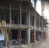 СИГНАЛ ДО ПИК! Безумен строеж в центъра на Пловдив! Нищо около него не е обезопасено (СНИМКИ)
