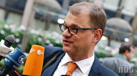 финландският премиер обяви против европейски съюз различни скорости