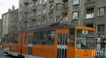 важно софиянци ремонтират трасето трамвай