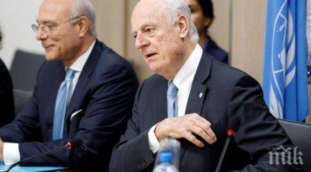 женева приключи първият кръг подновените междусирийски преговори