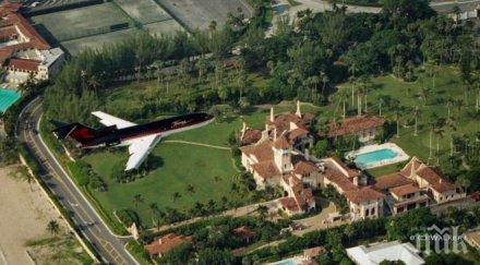 самолета нарушили забраната полети частното имение доналд тръмп