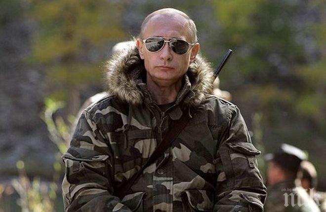 Владимир Путин си е взел почивка за нощувка в сибирската тайга