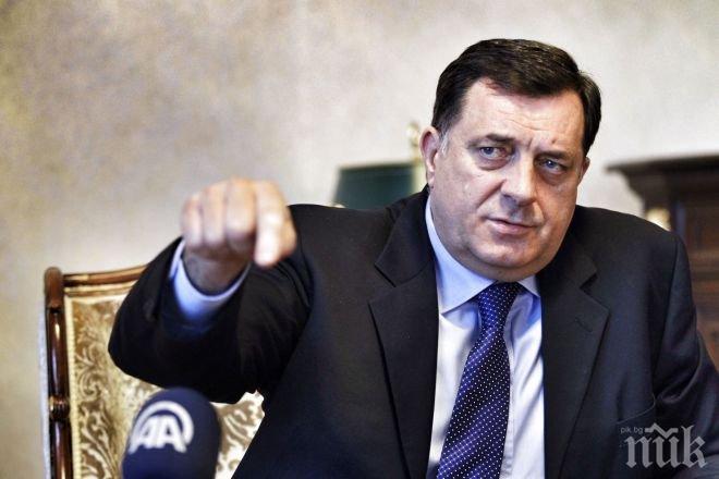 Милорад Додик: Пътят на Босна и Херцеговина към ЕС е блокиран