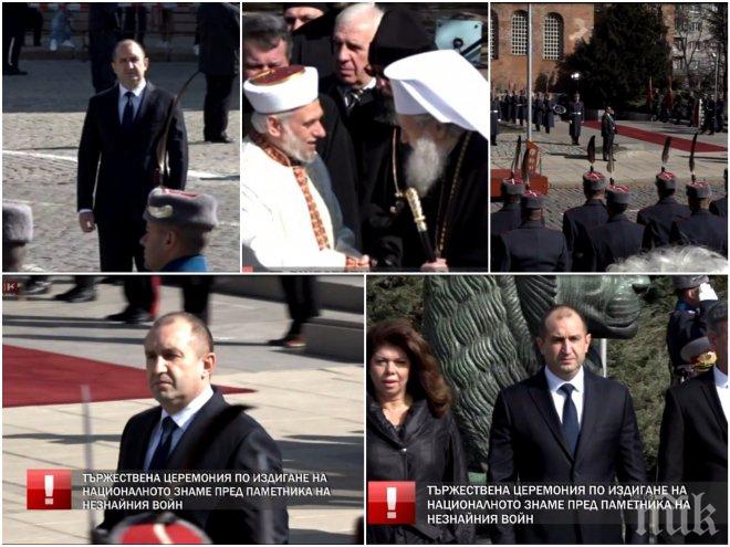 ИЗВЪНРЕДНО В ПИК TV! Президентът Радев и патриарх Неофит откриха тържествата за 3 март (СНИМКИ)