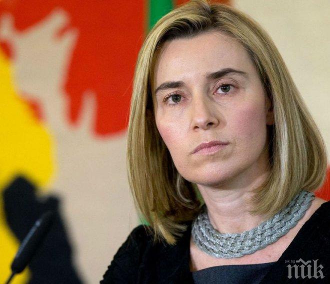 Могерини в гореща среща с президента на Косово