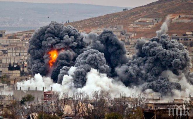 Най-малко 11 загинаха при бомбардировки в Централна Сирия
