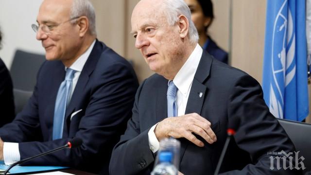 В Женева приключи първият кръг на подновените междусирийски преговори