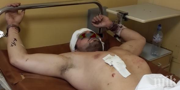 ХИТ! Македонски дилър на дрога, скочил от втория етаж на полицията в Златарево, се почупил при опита си за бягство - сега ще го лекуваме