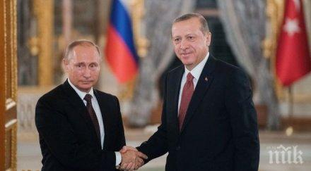 гореща визита започна срещата путин ердоган първите думи двамата лидери