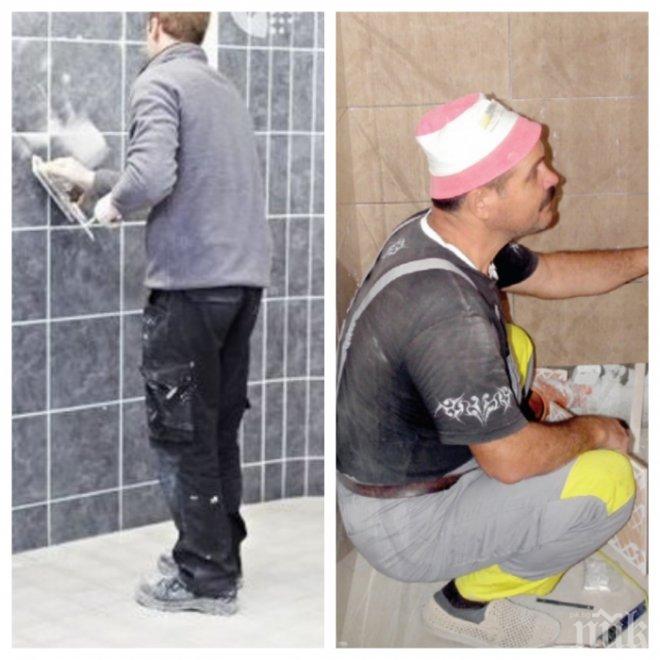 Криза за бояджии и плочкаджии! Надницата на майсторите подгони 100 лева на ден