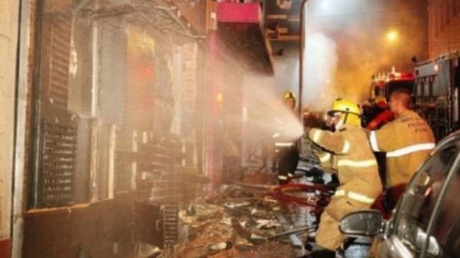 Огнен терор за столичен блок