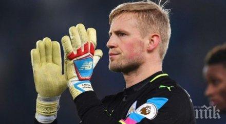 рекорд каспер шмайхел шампионската лига