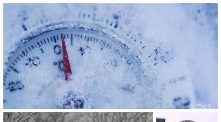 лоша прогноза студът настъпва температурите падат рязко уикенда