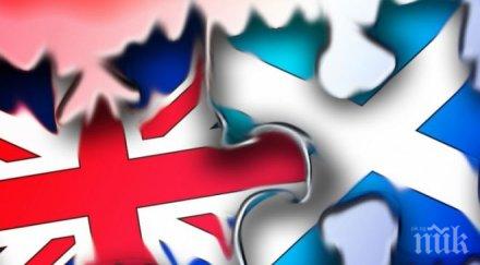 подкрепата независимост шотландия силна всякога